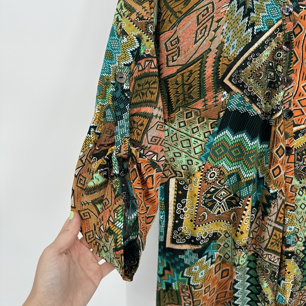 Uncle Frank Multicolor Geometric Tunic - Picture 3 of 7